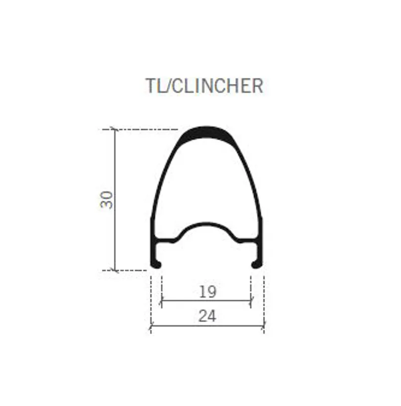 Vision TriMax 30 Road Wheelset Silver Braking Surface-1
